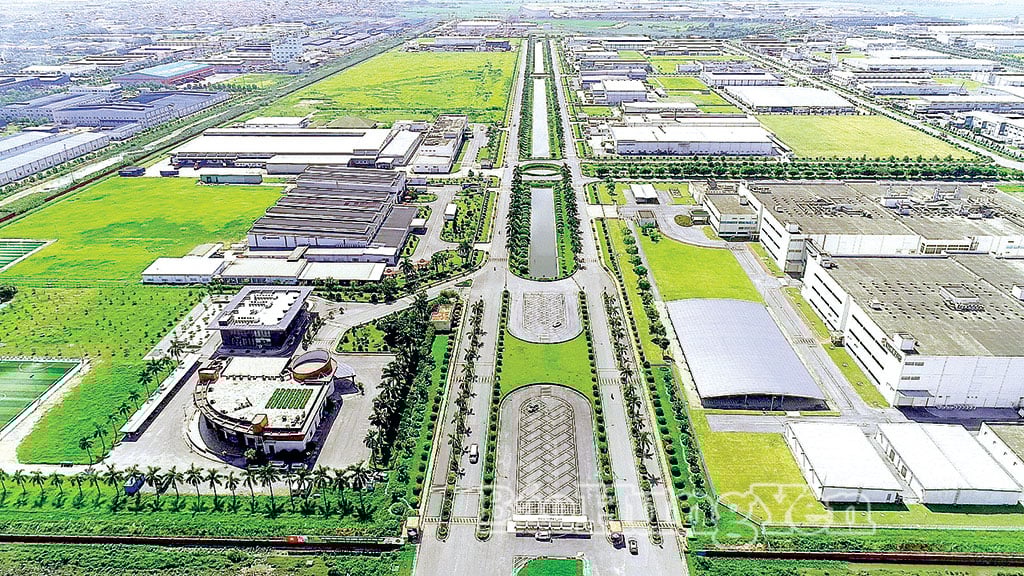 Der Industriepark Thang Long II verfügt über eine moderne Infrastruktur.