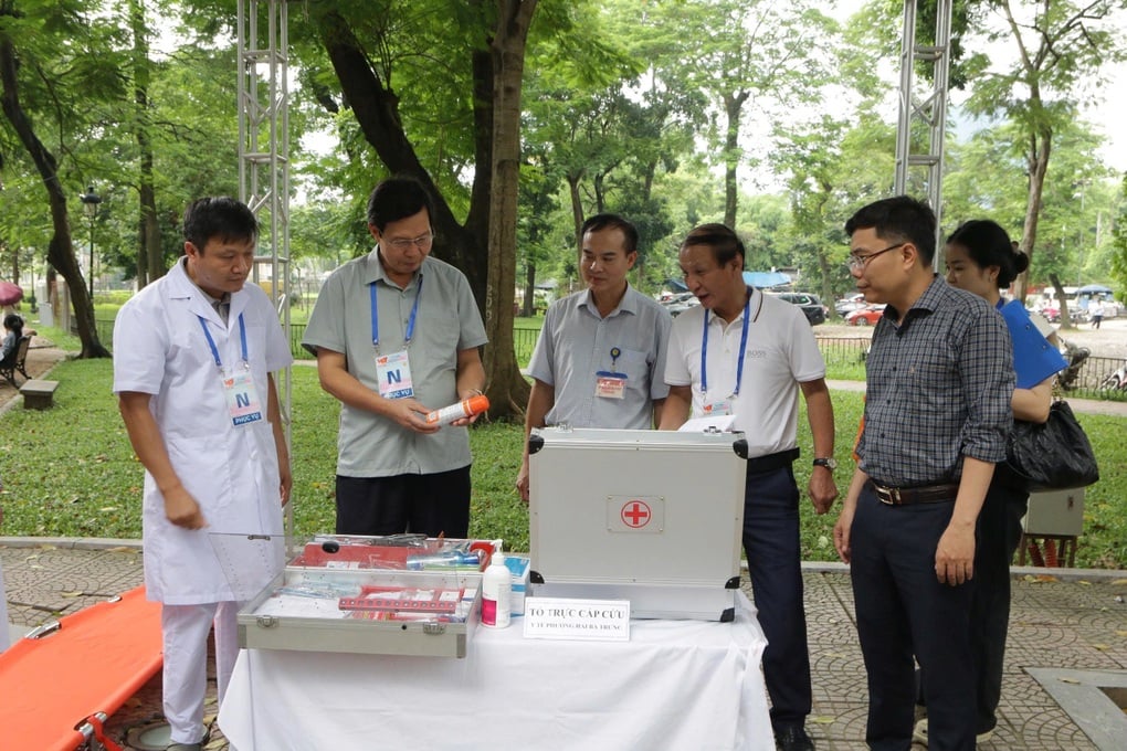 Hơn 1.300 trường hợp được xử trí y tế trong Đại lễ A80 - 1