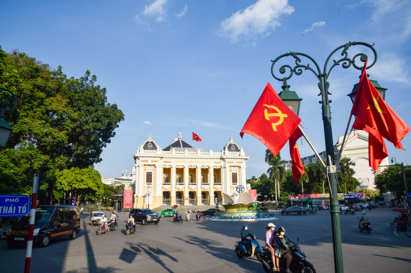 អាកាសធាតុទិវាជាតិ ថ្ងៃទី 2 ខែកញ្ញា៖ ទីក្រុងហាណូយមានពន្លឺថ្ងៃ ភាគខាងត្បូងមានផ្គររន្ទះ -0