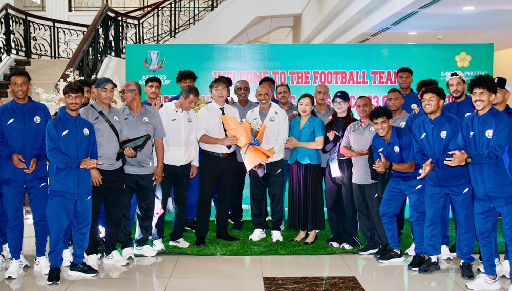 Các đối thủ của U23 Việt Nam đã đến Phú Thọ, chuẩn bị cho vòng loại U23 châu Á 2026 - ảnh 2