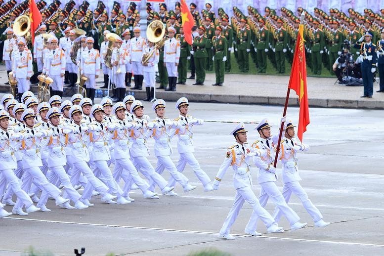 Chùm ảnh: Các khối diễu binh của quân đội nhân dân Việt Nam tại A80- Ảnh 5.