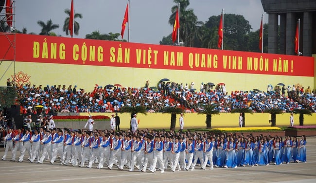 Rạng rỡ khối quần chúng tham gia Lễ diễu binh, diễu hành kỷ niệm 80 năm Quốc khánh 2/9 - Ảnh 13.