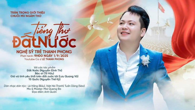 Artist Le Thanh Phong makes a series of MVs reciting poems to celebrate National Day