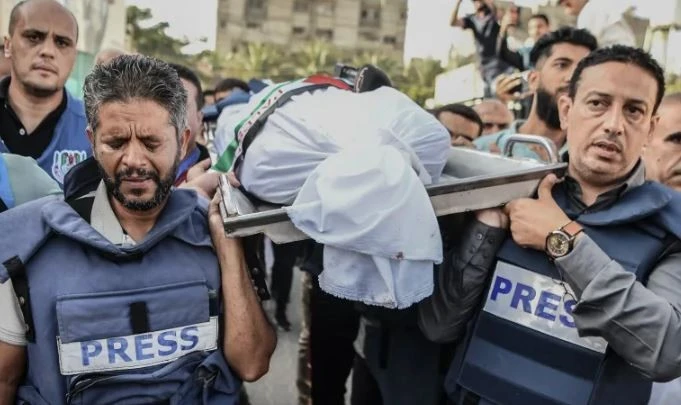 Truyền thông quốc tế tắt sóng để phản đối cái chết của các nhà báo tại Gaza