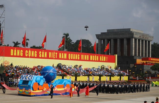 Rạng rỡ khối quần chúng tham gia Lễ diễu binh, diễu hành kỷ niệm 80 năm Quốc khánh 2/9 - Ảnh 14.