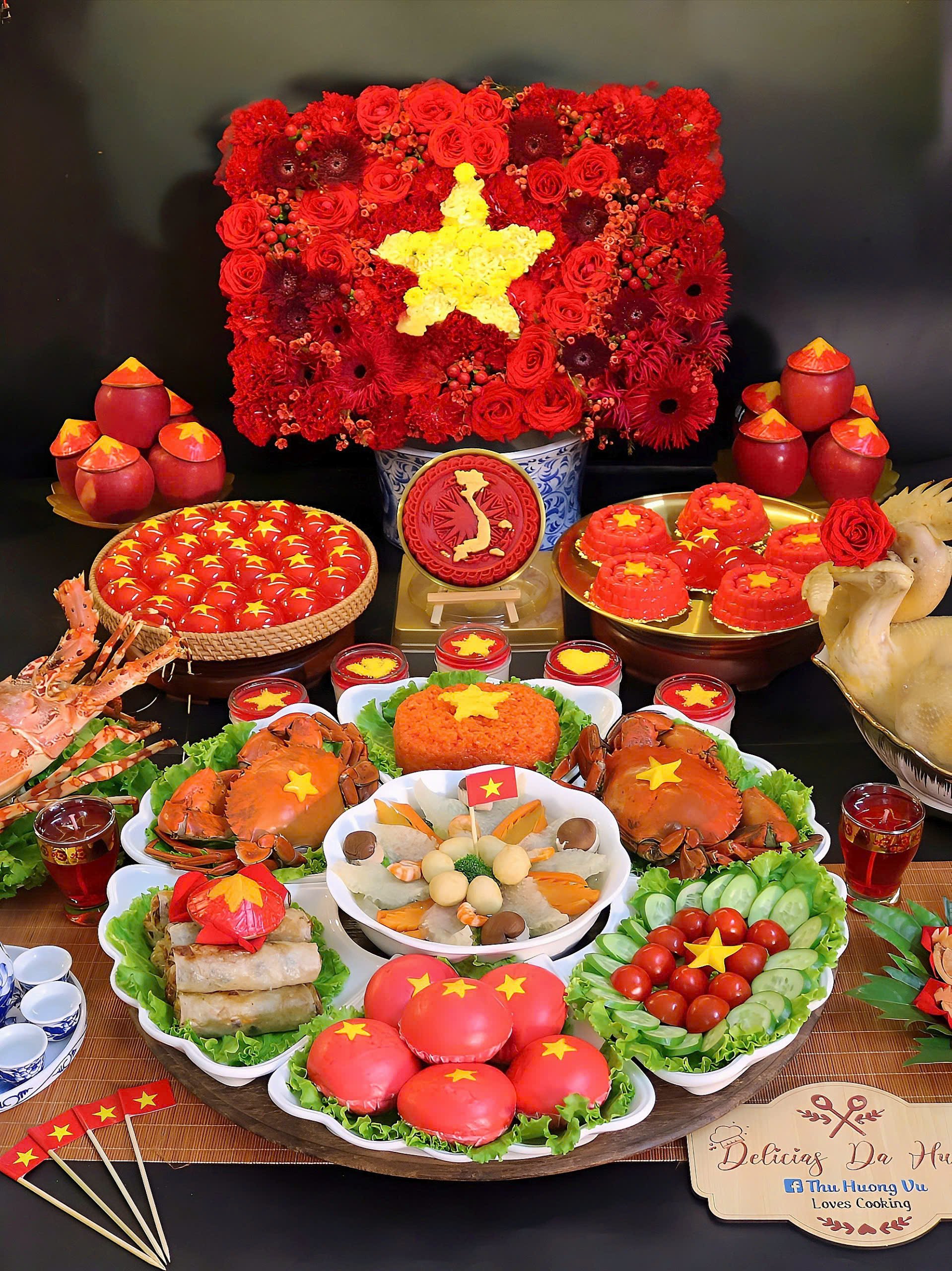 Tháng Bảy Âm lịch rực rỡ như màu cờ Tổ quốc: Mâm cơm “yêu nước” đong đầy tự hào dân tộc - Ảnh 4.