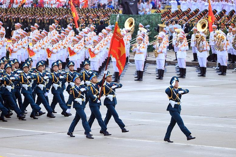 Chùm ảnh: Các khối diễu binh của quân đội nhân dân Việt Nam tại A80- Ảnh 6.