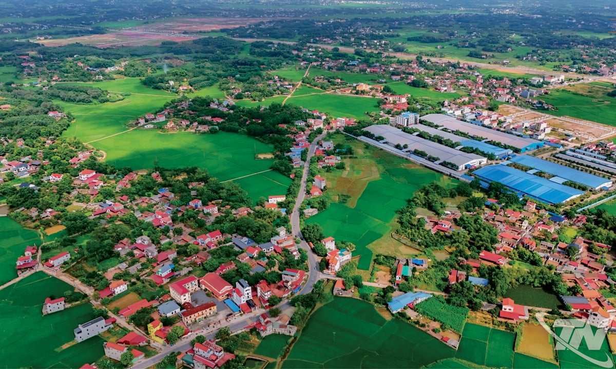 Panorama der Gemeinde Kha Son heute.