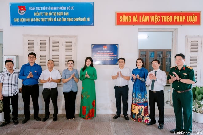 Phường Bồ Đề ra mắt các mô hình chào mừng Đại hội Mặt trận Tổ quốc- Ảnh 8.
