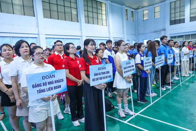 Khai mạc Hội thao chào mừng Đại hội đại biểu Đảng bộ MTTQ Việt Nam, các đoàn thể T.Ư- Ảnh 3.
