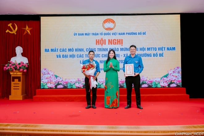 Phường Bồ Đề ra mắt các mô hình chào mừng Đại hội Mặt trận Tổ quốc- Ảnh 2.