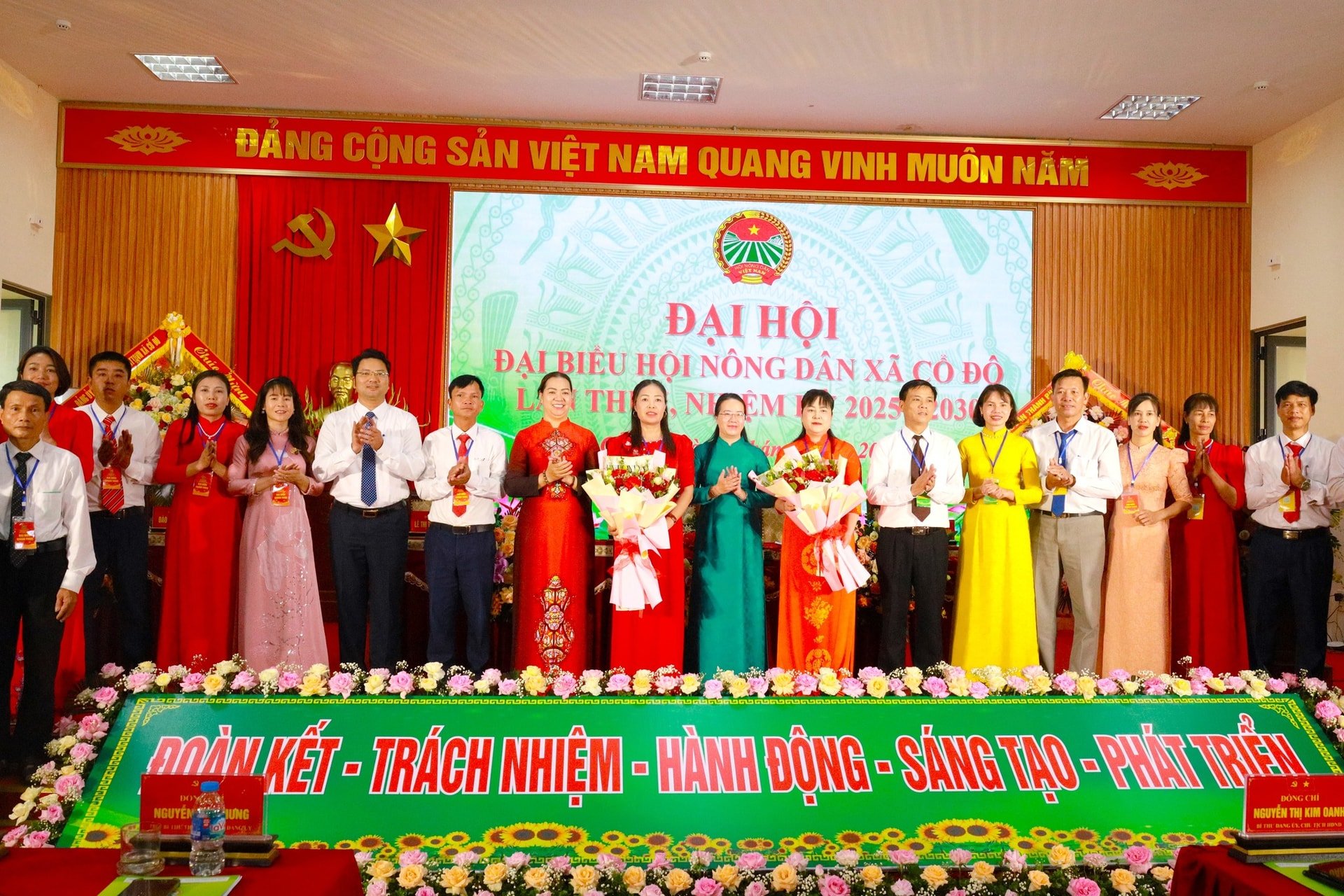 Đại hội đại biểu Hội Nông dân xã Cổ Đô lần thứ I thành công tốt đẹp- Ảnh 4.