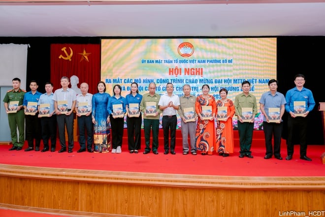 Phường Bồ Đề ra mắt các mô hình chào mừng Đại hội Mặt trận Tổ quốc- Ảnh 13.