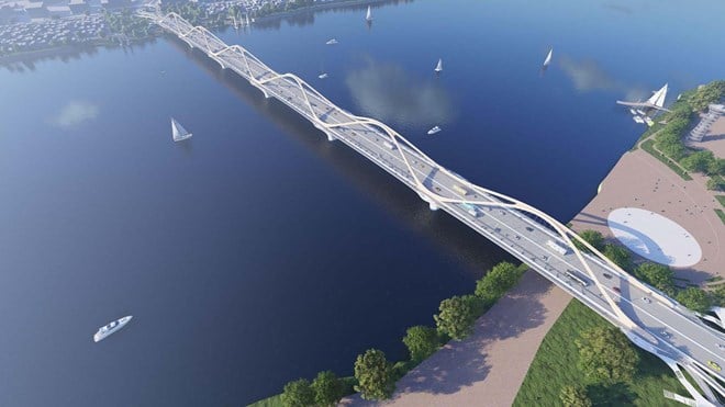 Hanoi schlägt vor, 635 Hektar Land für den Bau der Tran Hung Dao-Brücke zu tauschen -0