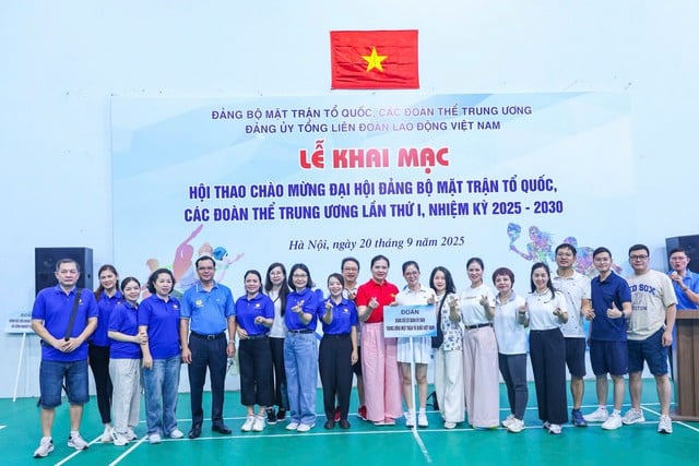 Khai mạc Hội thao chào mừng Đại hội đại biểu Đảng bộ MTTQ Việt Nam, các đoàn thể T.Ư- Ảnh 2.