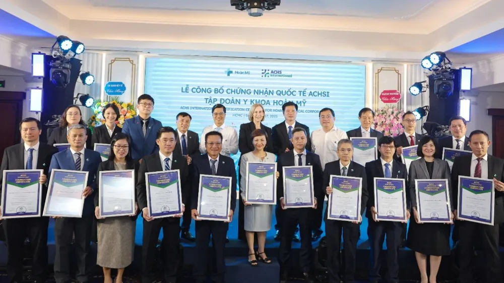 Hoan My Medical Group - ប្រព័ន្ធថែទាំសុខភាពឯកជនដំបូងគេនៅប្រទេសវៀតណាមដើម្បីសម្រេចបាននូវវិញ្ញាបនប័ត្រអន្តរជាតិ ACHSI