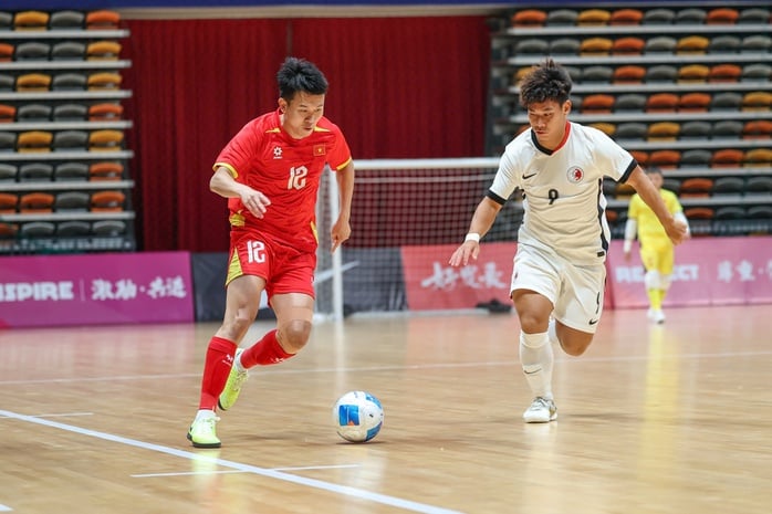 La nazionale vietnamita di futsal ha esordito nella sua campagna con una vittoria per 9-1 - Foto 1.