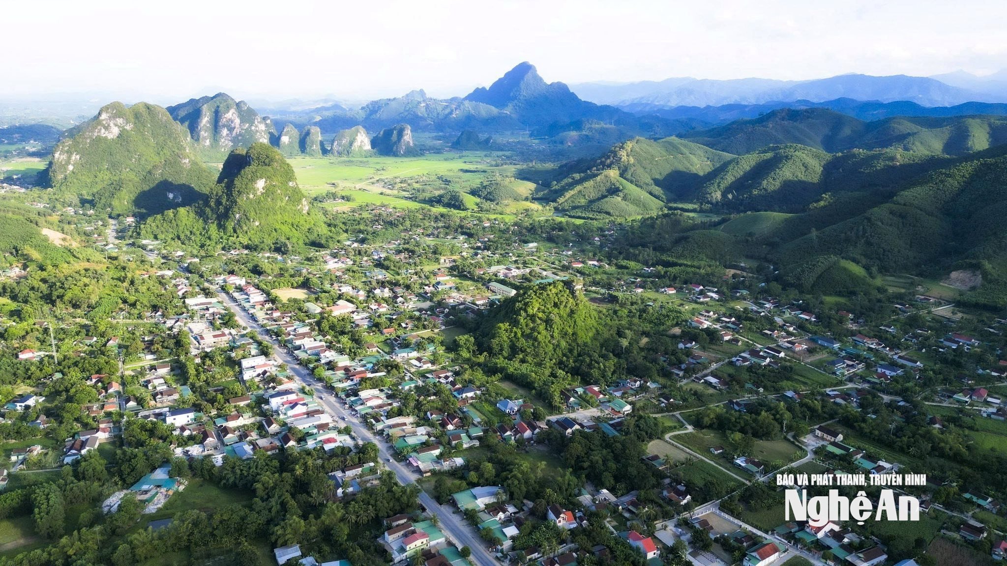Một góc xã Vĩnh Tường