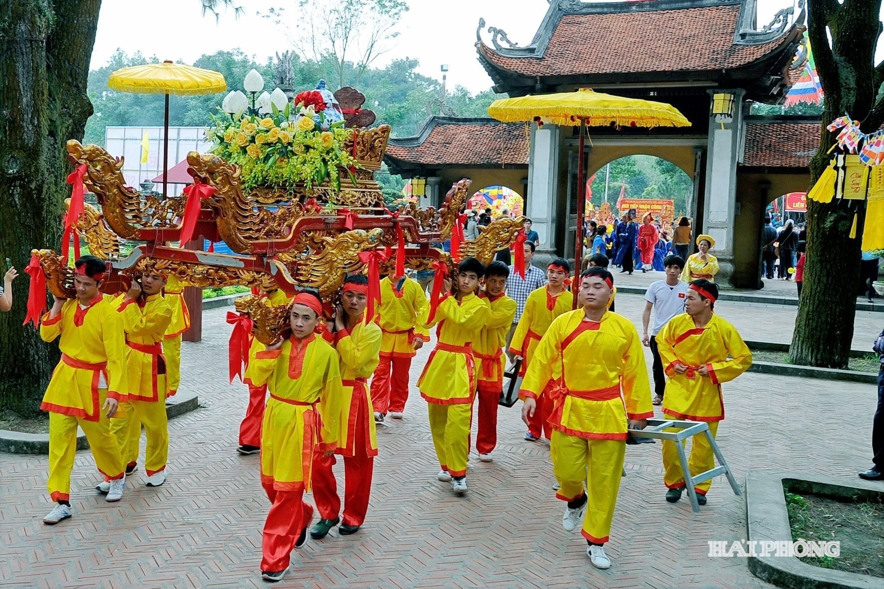 ពិធីបុណ្យសរទរដូវ Con Son - Kiep Bac ឆ្នាំ 2025 នឹងត្រូវបានធ្វើឱ្យប្រសើរឡើងជាទ្រង់ទ្រាយ និងមានលក្ខណៈពិសេសថ្មីៗជាច្រើន។ រូបថតរបស់ THANH Chung
