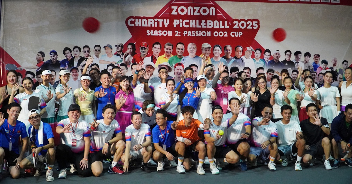 NSND Việt Anh cùng các người đẹp khuấy động giải ZonZon Pickleball Charity 2025