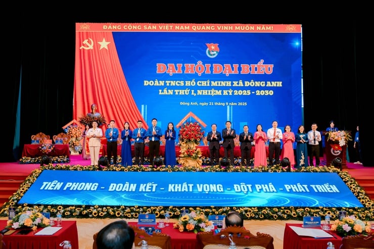 Đại hội đại biểu Đoàn TNCS Hồ Chí Minh xã Đông Anh lần thứ I thành công tốt đẹp- Ảnh 5.