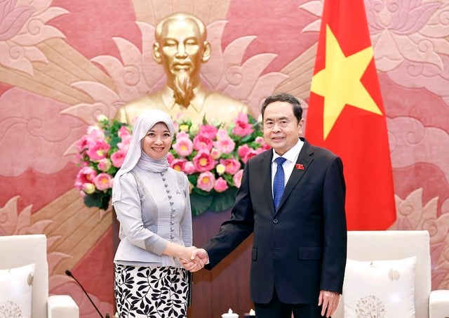 Chủ tịch Quốc hội Trần Thanh Mẫn tiếp Tổng thư ký AIPA - Ảnh 1.