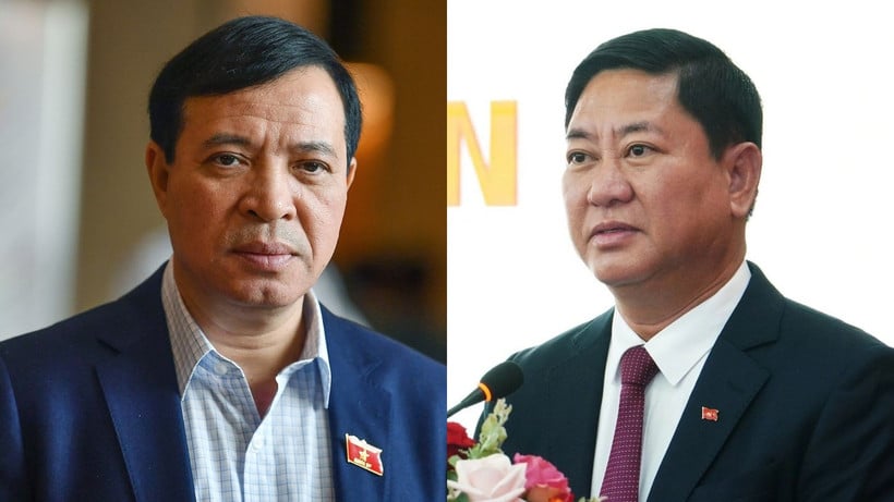 Ông Lại Thế Nguyên và ông Trần Quốc Nam.