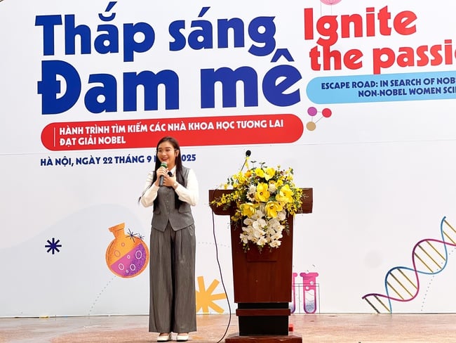 Thắp sáng đam mê: Khích lệ niềm yêu thích khoa học của các em học sinh - Ảnh 2.