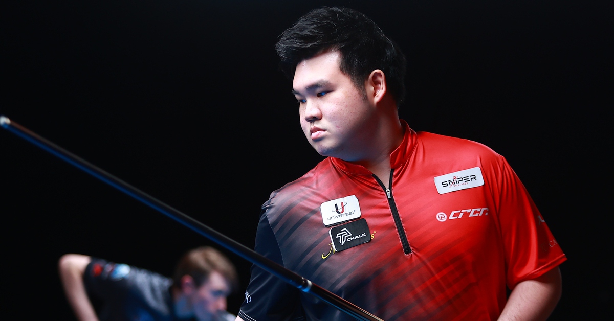 Cơ thủ Singapore ‘ngâm bi’ hơn 4 giờ ở Pool 10 bi thế giới