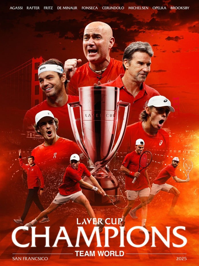 Alcaraz nỗ lực, đội thế giới vẫn vô địch Laver Cup- Ảnh 1.
