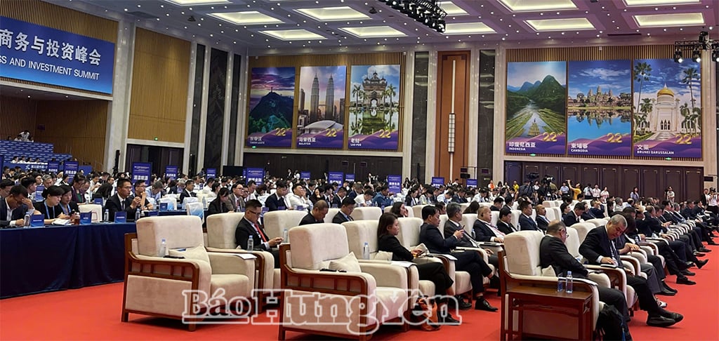 南寧で開催された「中国・ASEAN工業団地と広西チワン族自治区工業団地の協力」セミナーに出席した代表者たち。