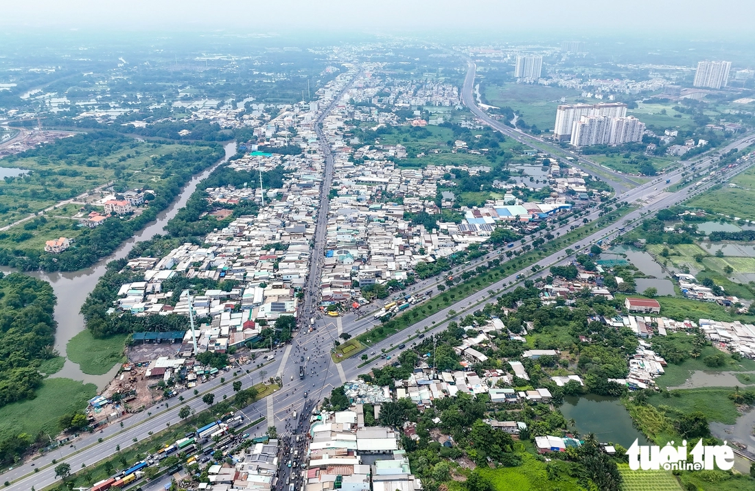 ទេសភាពនៃការពង្រីកផ្លូវហាយវេ 50 - ទីក្រុងហូជីមិញ 'នាំមកកាន់តែជិត' តៃនិញ ជាមួយនឹងផ្លូវ 6 ផ្លូវមុនអាណត្តិថ្មី - រូបថត 4.