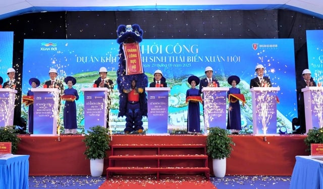 Khởi công dự án khu du lịch sinh thái biển gần 4.000 Tỉ đồng tại Hà Tĩnh - Ảnh 1.