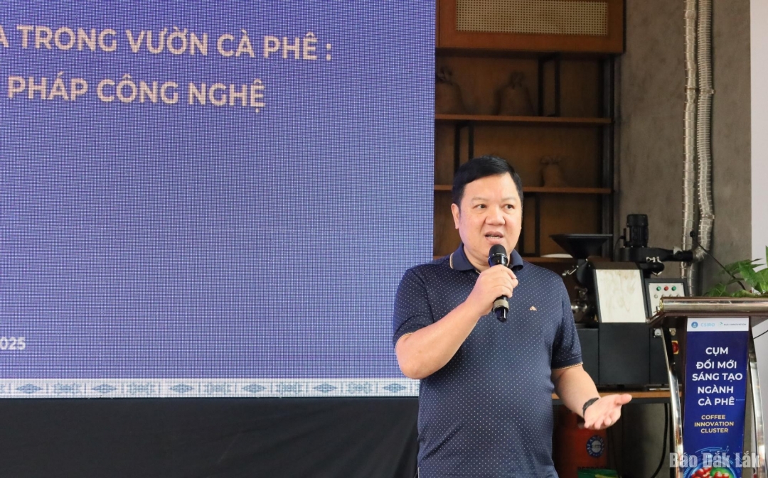 Promluvil Dr. Phan Viet Ha, zástupce ředitele Zemědělského a lesnického vědeckého institutu Centrální vysočiny.