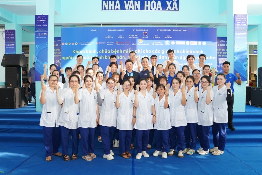 Long Châu đồng hành Sở Y tế Vĩnh Long khám, phát thuốc miễn phí cho người dân - 1