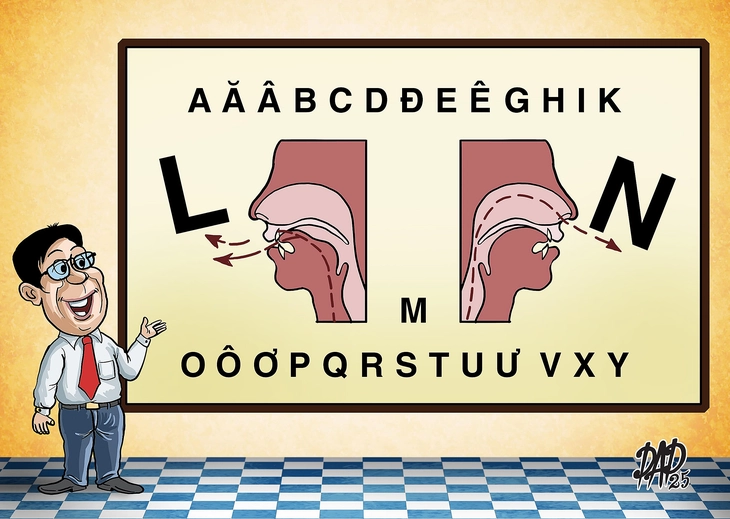 Trường học quyết sửa ngọng, khắc phục phát âm nhầm lẫn L và N - Ảnh 1.