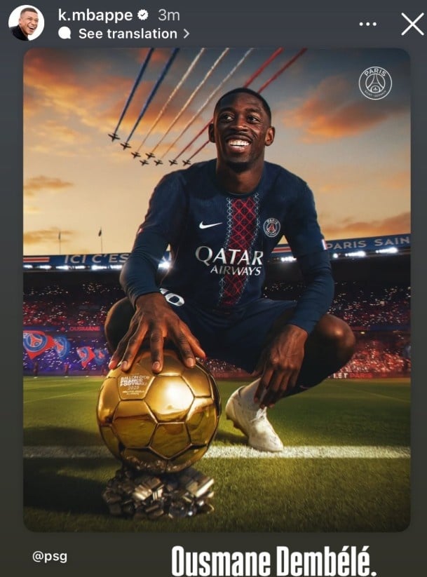 Dembele gianh Qua bong vang anh 1