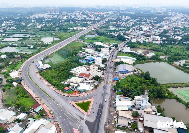 Panorama នៃការពង្រីកផ្លូវហាយវេ 50 - ទីក្រុងហូជីមិញ 
