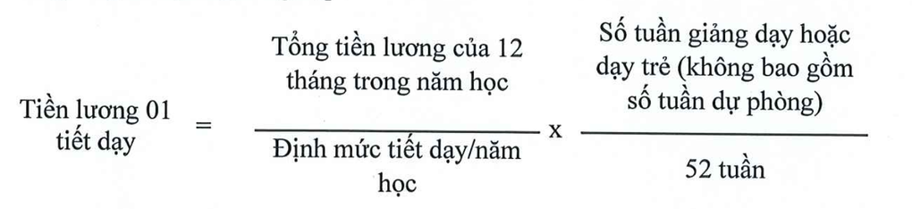 Một tiết dạy thêm của giáo viên được trả gấp rưỡi thù lao theo quy định mới - 1