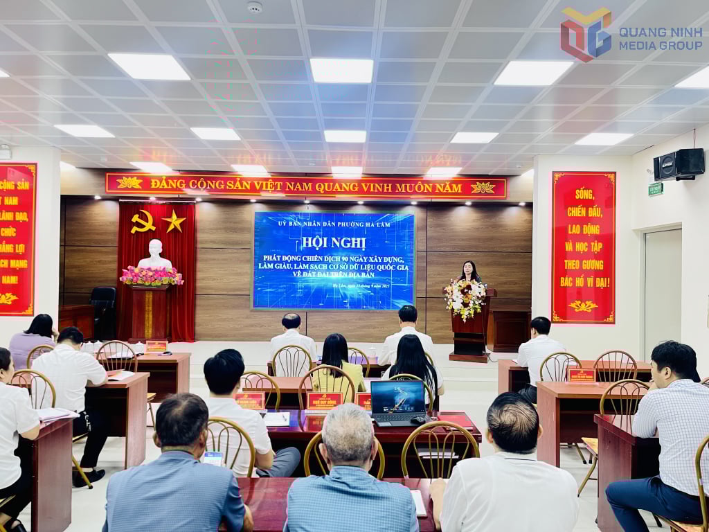 Phường Hà Lầm triển khai chiến dịch 90 ngày xây dựng, làm giàu, làm sạch cơ sở dữ liệu quốc gia về đất đai