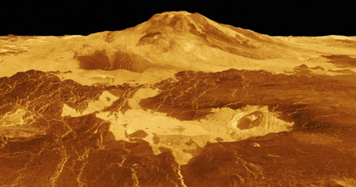 Scientists confirm there are giant underground tunnels on Venus. (Source: Newscientist)