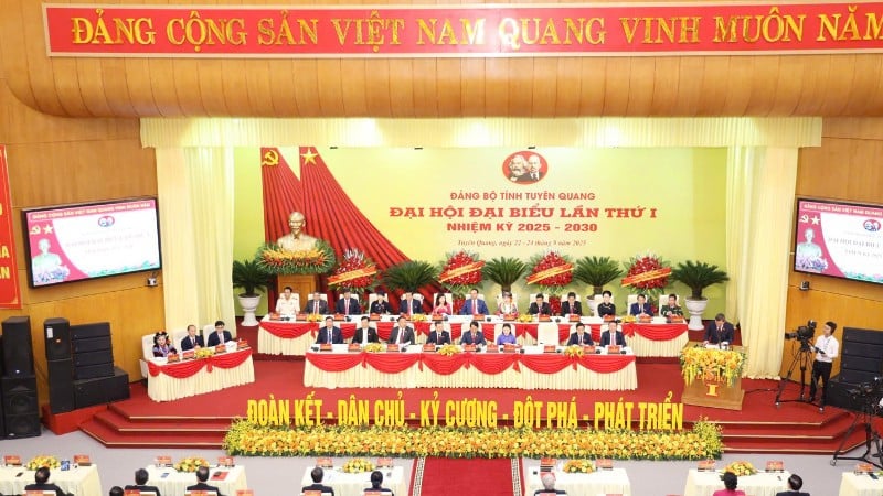 Überblick über den 1. Kongress des Parteikomitees der Provinz Tuyen Quang, Amtszeit 2025–2030.