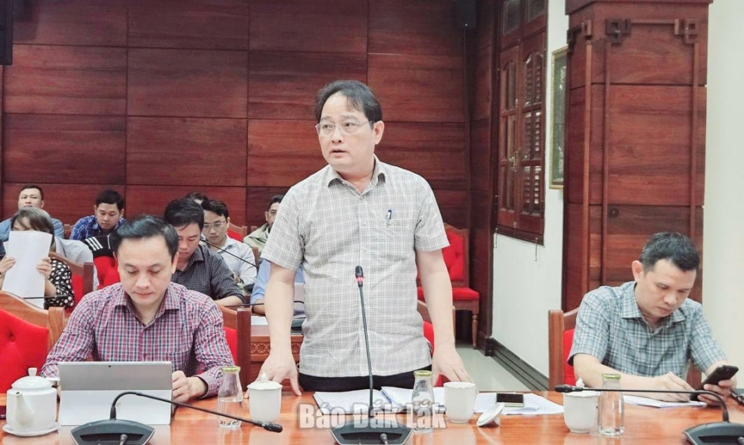 Đại diện lãnh đạo Ban Quản lý dự án đầu tư xây dựng công trình