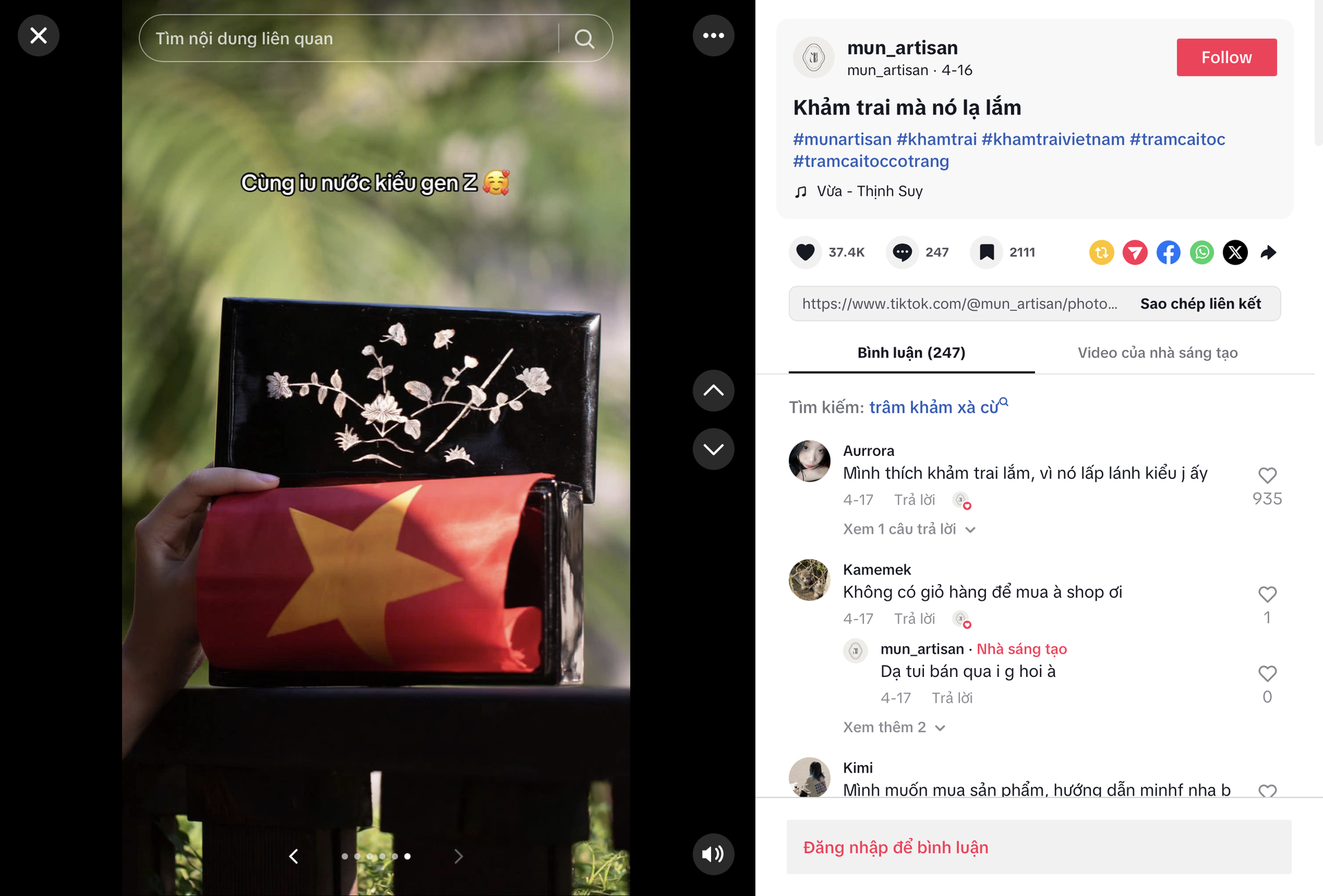 Gen Z kể gì trên Threads, TikTok mà vực dậy cả làng nghề truyền đời? - 12
