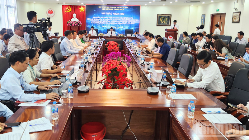 Quang cảnh Hội thảo.