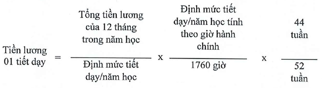 Công thức tính lương tiết dạy của giảng viên đại học như thế nào?- Ảnh 1.