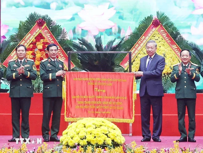 Tổng Bí thư: Thi đua Quyết thắng toàn quân tạo đột phá mới xây dựng quân đội cách mạng, chính quy, tinh nhuệ, hiện đại - Ảnh 2.