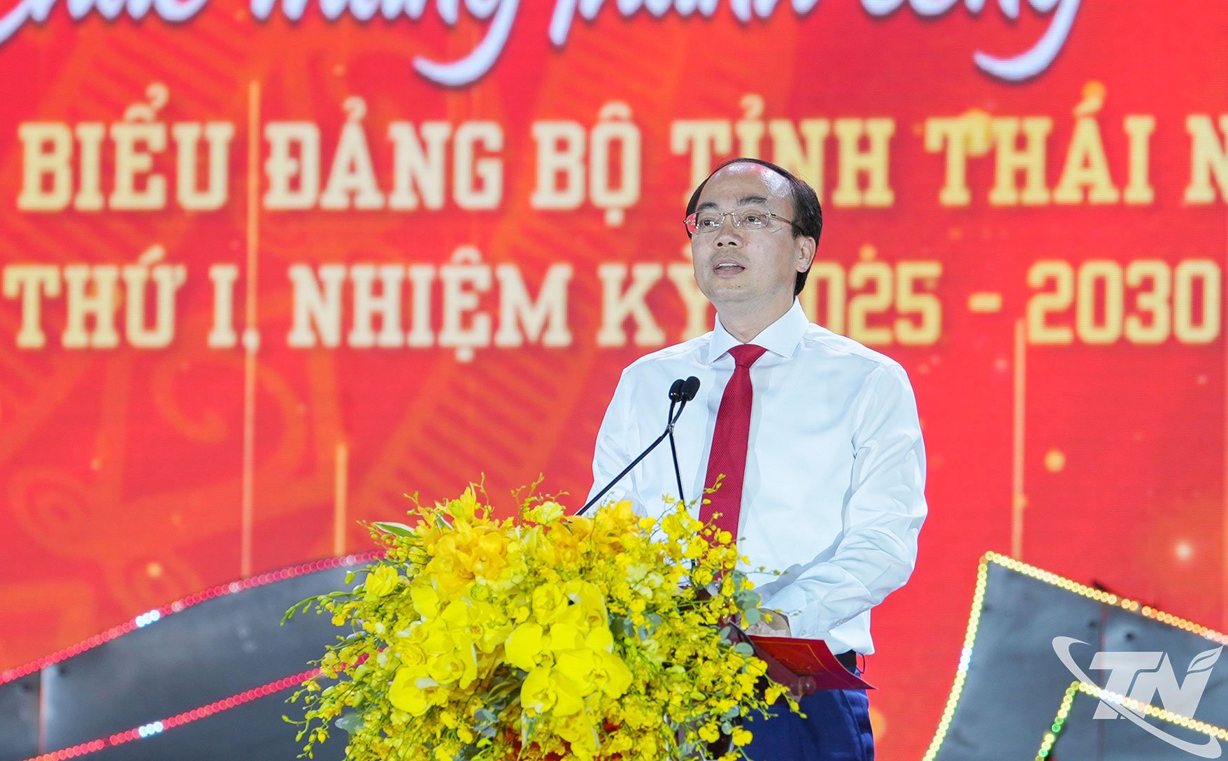 ສະຫາຍ ຫງວຽນ​ດັງ​ບິ່ງ, ຮອງ​ເລຂາ​ຄະນະ​ພັກ​ແຂວງ, ປະທານ​ສະພາ​ປະຊາຊົນ​ແຂວງ ກ່າວ​ຄຳ​ເຫັນ​ທີ່​ກອງ​ປະຊຸມ.