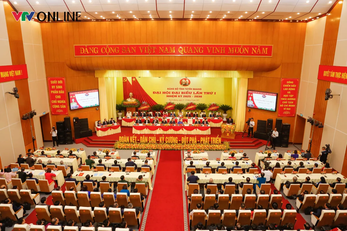 Đại hội Đảng bộ tỉnh Tuyên Quang: Quyết tâm xây dựng tỉnh phát triển khá, toàn diện, bền vững - Ảnh 8.