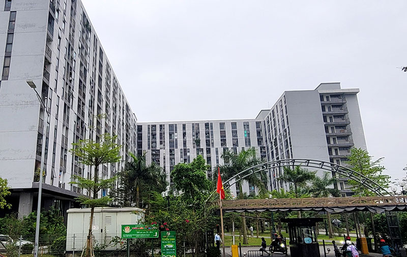 A social housing project is being implemented in Ha Tinh province.